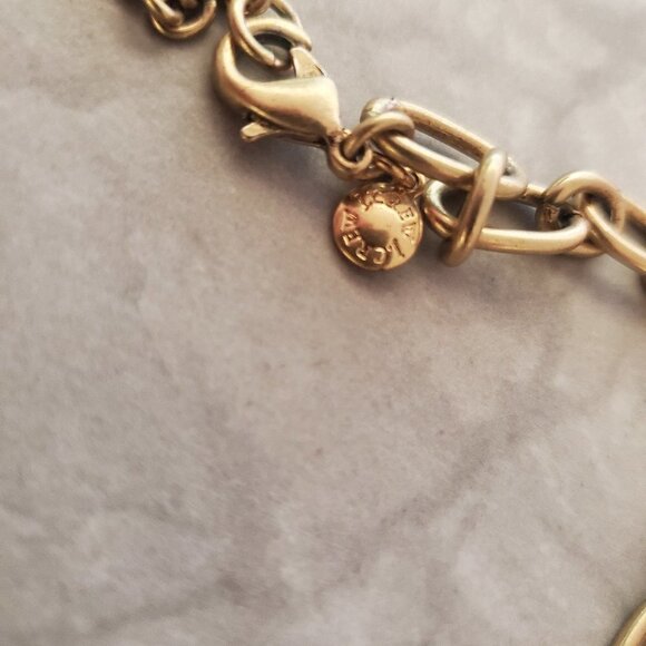 ✨ J.Crew Classic Rhinestones Pave Crystal Medallion Statement Necklace ✨ - Picture 15 of 16